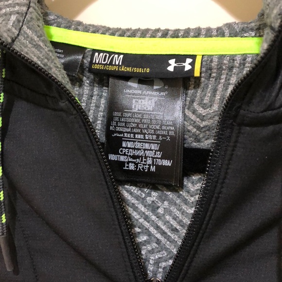 UNDER ARMOUR ZIP UP.  MEN’s MED - Picture 2 of 5
